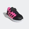 Klettschuh ADIDAS SPORTSWEAR "TENSAUR RUN 3.0 KIDS", Gr. 26, core schwarz, core schwarz, lucid pink, Textil, Synthetik, sportlich, Schuhe, für Kinder