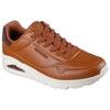 Sneaker SKECHERS "UNO - HARRY KANE", Herren, Gr. 46, braun, Lederimitat, casual, Schuhe, Keilsneaker, Sneaker mit Luftkissen