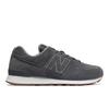 Sneaker NEW BALANCE "ML574", Gr. 39,5, grau (castlerock), Leder, Textil, sportlich, Schuhe