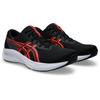 Laufschuh ASICS "PATRIOT 14", Gr. 46, schwarz, flash rot, Textil, sportlich, Schuhe