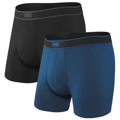 Saxx - Daytripper Boxer Brief Fly 2-Pack - Kunstfaserunterwäsche Gr XXL blau/schwarz Image