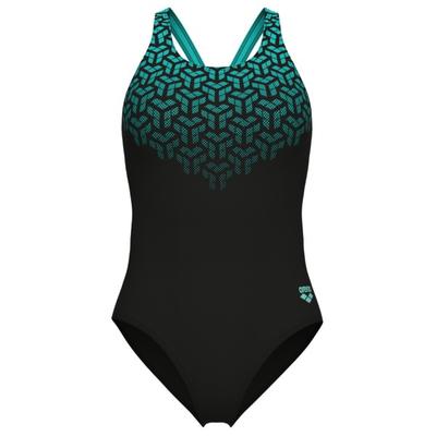 Arena - Women's Kikko V Swimsuit V Back Graphic - Badeanzug Gr 44 schwarz Image