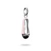 Charm-Einhänger THOMAS SABO "Charm Ballerina-Design - Connect, CC1245-007-14, CC1245-007-9", rosa (silberfarben, schwarz, rosa), Charms, Damen, Silber 925, recycelt