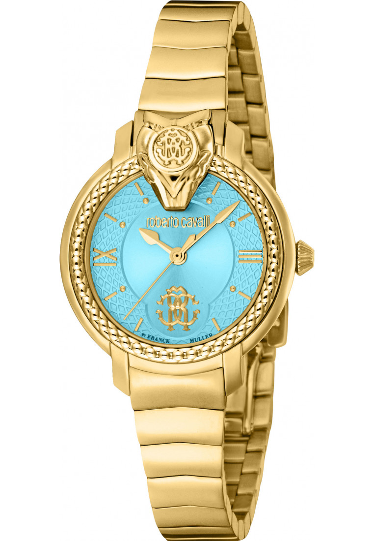 Roberto Cavalli Womens RV1L215M0051 Ladies Franck Muller Watch - Gold - One Size | Roberto Cavalli Sale | Discount Designer Brands