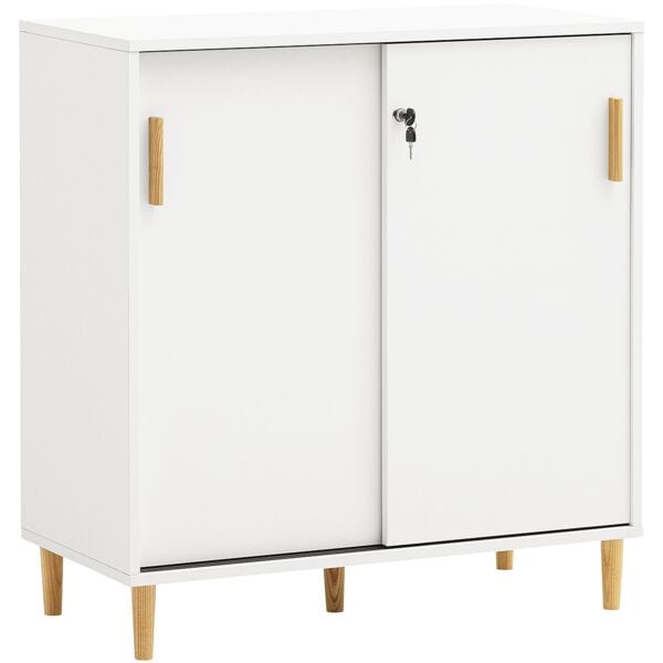 Möbelpartner Schiebetürenschrank »Torge« weiß, 80.1x84.8x38.2 cm Image