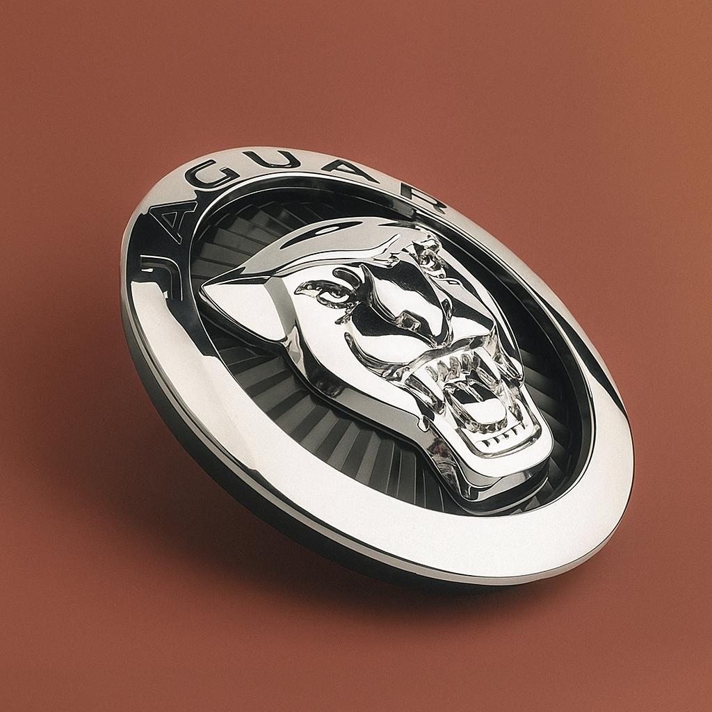 Emblema della griglia anteriore 3D Jaguar / XE, XF, F-Type (72 MM/86 MM)