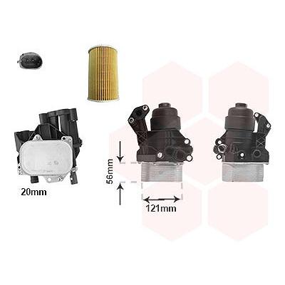 Van Wezel Ölkühler, Motoröl [Hersteller-Nr. 58013724] für Man, VW Image