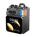 NUOVO display a LED altoparlante meccanico in metallo Bluetooth senza fili con subwoofer da tavolo RGB supporto sveglia calendario