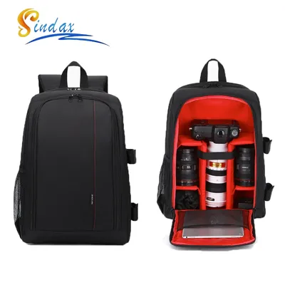Large Capacity DSLR Backpack Video Digital DSLR Camera Bag Multifunctional Waterproof Camera Photo Bag Case for Nikon Canon