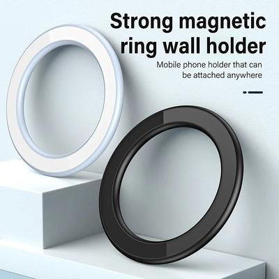 Magnetic Phone Holder For iPhone 15 14 13 12 Pro Max Magnet Ring Mount For Magsafe Smartphone Holder Stand for Wall Kitchen Car