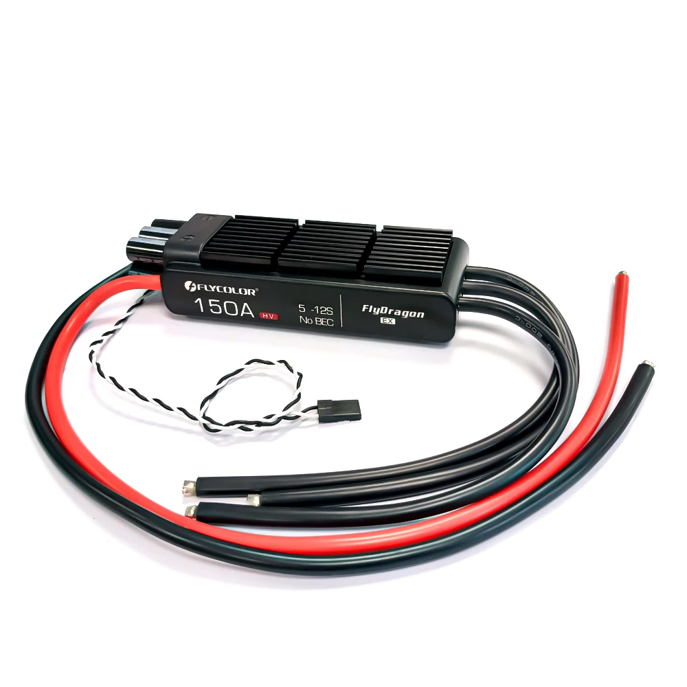 Elektronischer Geschwindigkeitsregler FlyDragon 150A Bürstenloser Regler 5-12S für RC Hobby Flugzeug Hubschrauber Modelle JP EDF Motor Flycolor