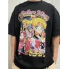 Sailor Moon Water Ice Moon T-Shirt, Vintage Anime Vintage American Style Kurzarm Hip Hop Street