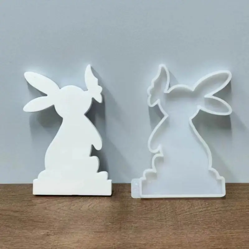 Kaninchenhalter Formen Kerzenständer Silikonformen Osterhase Formen Image