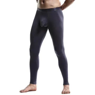 Herren Bullets Unterwäsche Long Johns 2-in-1 separate Leggings warme Hosen lange Hosen dünne atmungsaktive Leggings Image