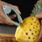 Ananas Corer Slicer Cutter Ananas Augenentferner Clip Erdbeere Huller Obst Schäler Edelstahl Küchenmesser Gadgets