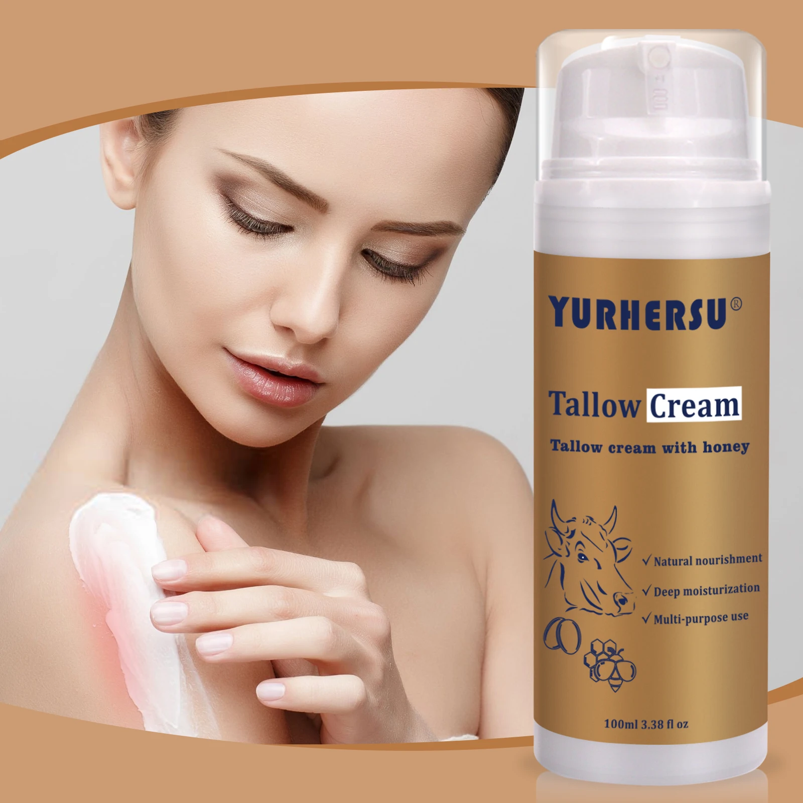 Natürliche Tallow-Essenz schafft weiche und schöne Haut Image
