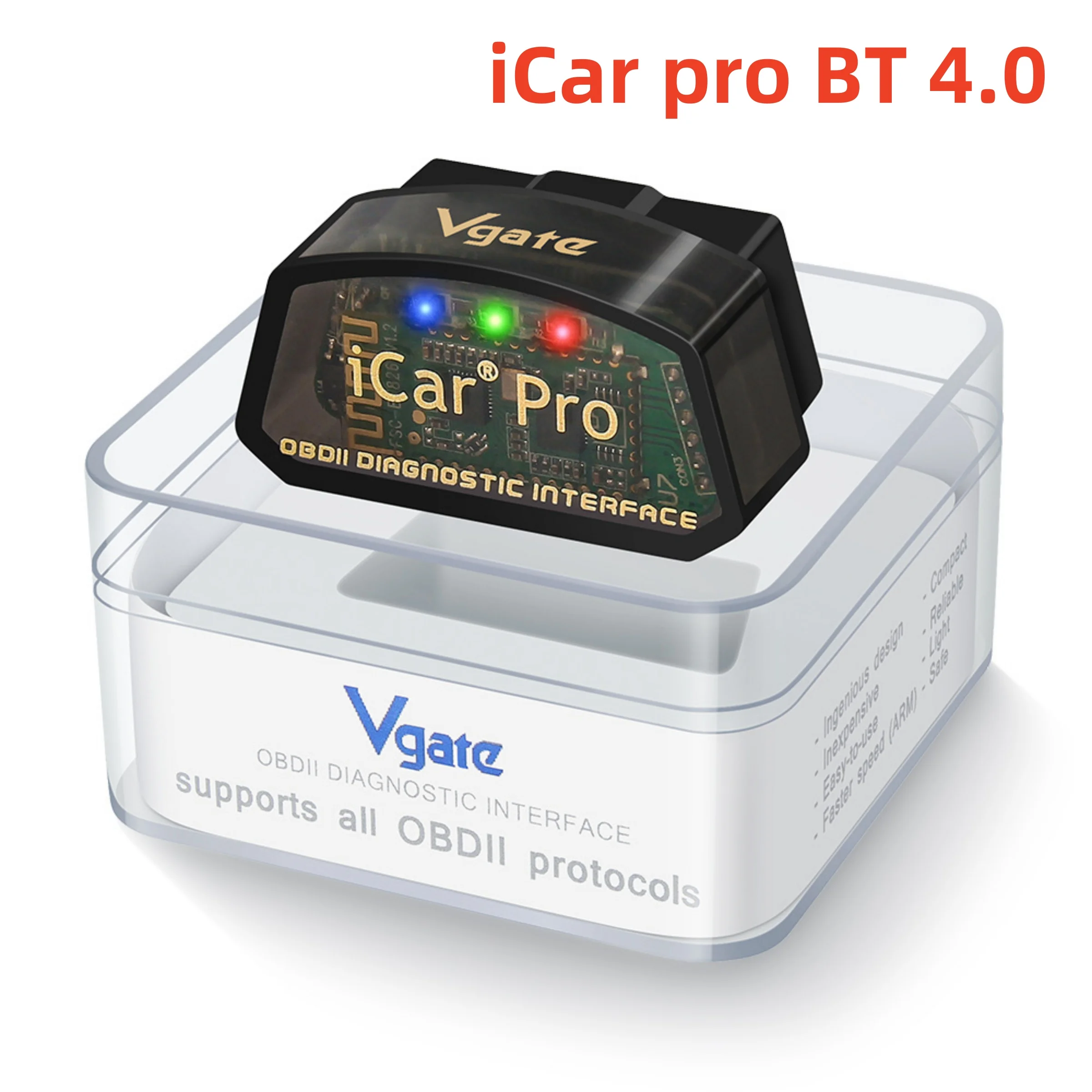 Vgate iCar Pro BT4.0 WIFI Hardware V2.3 OBD2 Automotive Fehler Detektor Automotive Diagnose Gerät Für Android/IOS Image