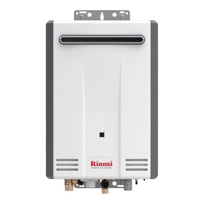 Rinnai V53DeP Liquid Propane Wall-Mounted Outdoor Tankless Water Heater - 120V, 120,000 BTU, 5.3 GPM