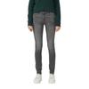 Skinny-fit-Jeans S.OLIVER "IZABELL", Damen, Gr. 42, Länge 32, grau washed, Denim/Jeans, Obermaterial: 84% Baumwolle, 14% Polyester, 2% Elasthan, casual, skinny fit lang, Jeans, in coolen, unterschiedlichen Waschungen