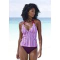 Tankini VIVANCE, Damen, Gr. 38, Cup A/B, rosa (rosa bedruckt), Polyamid, Bikini-Sets, mit Zierringen