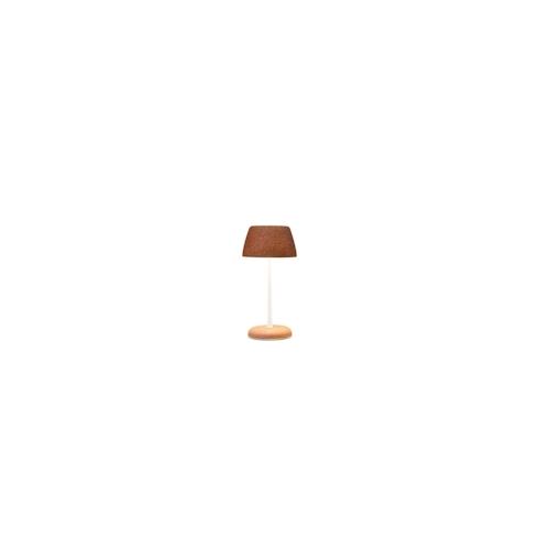 Zafferano Smart Lamp Trilli Wi-Fi Saffron – Wiederaufladbare LED, Touch, Wi-Fi-App, Weiß und Rost verzierte Keramik