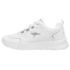 Sneaker KANGAROOS "K-NJ STEPPER OS", Gr. 41, weiß, vapor grau, Textil, sportlich, Schuhe