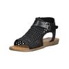 Schaftsandalette BLOWFISH "Blowfish Sandalen Lederimitat", Damen, Gr. 39, schwarz, Lederimitat, casual, Schuhe