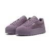 Sneaker PUMA "KARMEN II", Gr. 42, plum jam, raisin, puma silber, Leder, sportlich, Schuhe