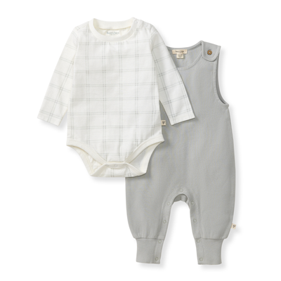 Plaid Jumpsuit & Bodysuit Set