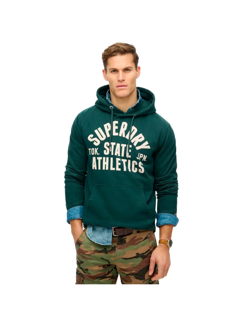 Superdry Herren Sweatshirt Athletic Essentials Image