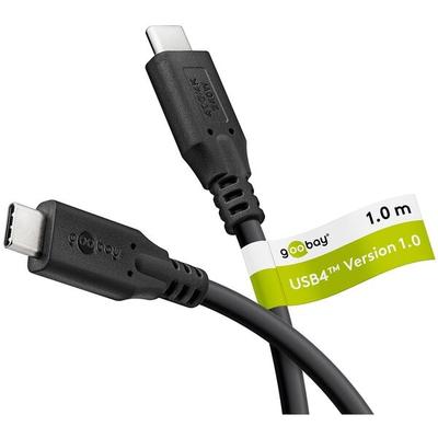 goobay USB-Kabel USB 4 240W schwarz 1.5 m Image
