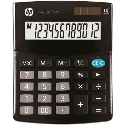 HP Tischrechner »OfficeCalc 112« schwarz, 10.1x3.3x12.6 cm