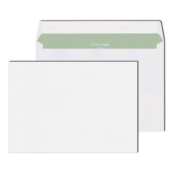 Mailmedia Briefumschläge »Envirelope« DIN C5 ohne Fenster 500 Stück weiß, 22.9x16.2 cm