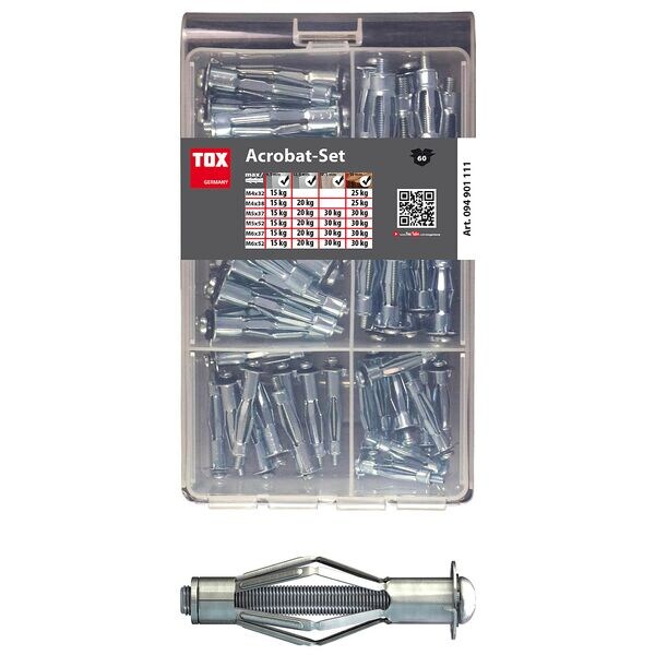 TOX Hohlraumdübel »ACROBAT SET« 60 Stück Image