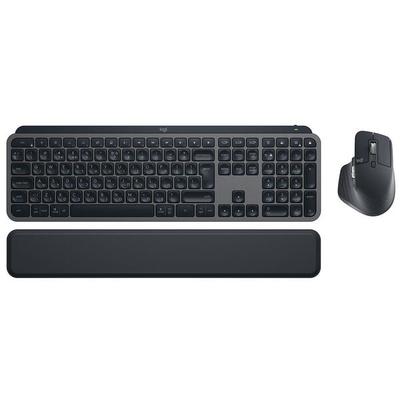 Logitech Tastatur-Maus-Set (kabellos) »MX Keys S Combo« schwarz schwarz