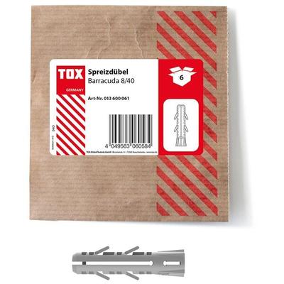 TOX Spreizdübel »BARRACUDA« 40 mm 6 Stück grau Image