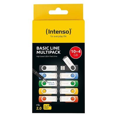 Intenso USB-Stick »Basic Line« 4 GB, 1.9x1x5.6 cm Image