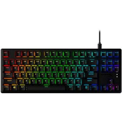 HyperX Gaming-Tastatur »Alloy Origins Core PBT HX Rot« schwarz rot