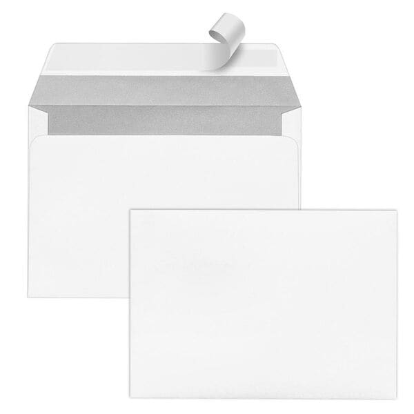 Mailmedia Briefumschläge DIN C6 ohne Fenster 500 Stück weiß, 16.2x11.4 cm