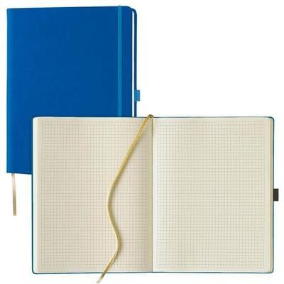Lediberg Notizbuch »Tucson« kariert A4 blau Image