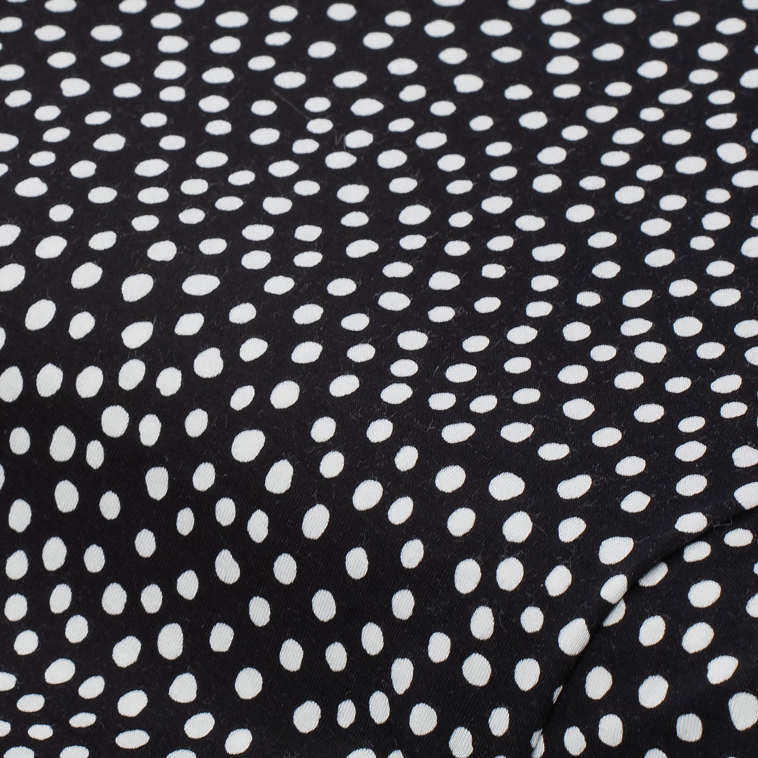 Viskose-Jersey „Punkte“, schwarz-weiß Image