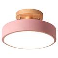 Tlily - Plafoniere Modern led Nordic Wood Apparecchio di Illuminazione per Interni Cucina Soggiorno