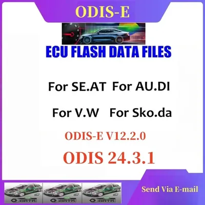 Latest ODIS-E V24.3.1 Software+ODIS 12.2 Engineering Flashdaten ECU Firmware Flash Data Files For VW for AUDI for SEAT for SKODA