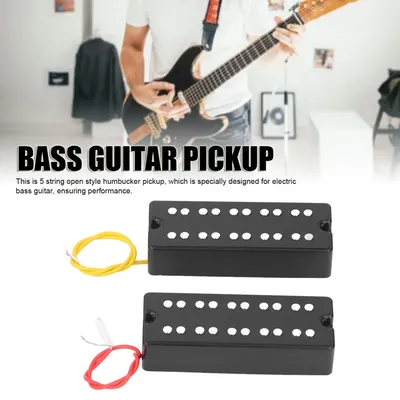 1 Set 5 String Bass Gitarre Pickup Öffnen Elektrische Bass Gitarre Humbucker Pickup 5 String Spule Pickup Bass Gitarre Pickup