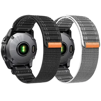 26 mm 22 mm QuickFit-Armband für Garmin Fenix 8 E 7X 7 6X PRO 6 5X 5 Plus Nylonband Forerunner 970 965 955/instinct 2X/G1 Armband Image