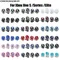 1Set For Xbox Series X S Controller Replacement ABXY Buttons Kit For XBox One Elite 1 2 Slim Gamepad Repair Part