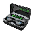 F9 5C Cuffie Bluetooth senza fili Tws Auricolari sportivi impermeabili Auricolari Display digitale Custodia di ricarica di grande capacità