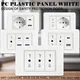 Presa da pannello in plastica per PC da 118 * 75 mm: USB Type-C, interruttore italiano, spina cilena, molto adatta per spazi residenziali e in ufficio