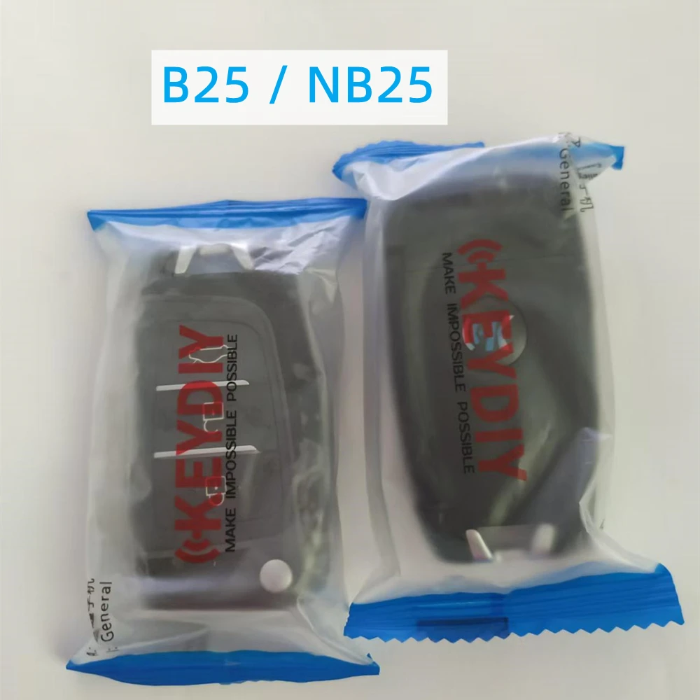 2 TEILE/LOS keydiy KD B25 NB25 original universal 3 taste remote smart key fernbedienung für KD900 KD-x2 KD mini Image