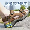 Sommer Männer Sandalen Aus Echtem Leder Herren Casual Schuhe Outdoor Männer Leder Sandalen für Männer Strand Schuhe Römischen herren Schuhe